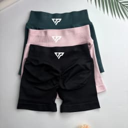Keep That Pump Women Yoga Shorts Gym Shorts Recoil Scrunch Shorts Seamless Silicone Printed High Quality Fitness Sport Shorts