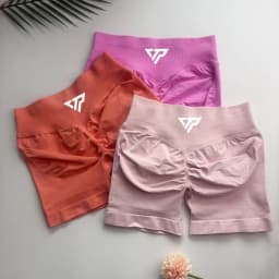 Keep That Pump Women Yoga Shorts Gym Shorts Recoil Scrunch Shorts Seamless Silicone Printed High Quality Fitness Sport Shorts