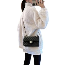 2024 Autumn Winter Fleece Fluffy Jacket Streetwear Zipper Coat Women Plush Warm Outerwear Letter Splice Female Sweatshirt