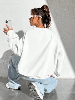 Solid Color Multicolor Woman Hoodie Casual Comfortable Clothing Loose Trendy Sweatshirt Autumn Crewneck Female Pullovers