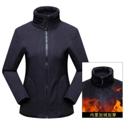 Women Pullover Sweatshirts Winter Unisex Reversible Hoodie Warm Polar/Coral Fleece Hooded Jacket Ladies Flannel Coat Hoody