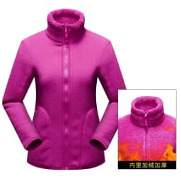 Women Pullover Sweatshirts Winter Unisex Reversible Hoodie Warm Polar/Coral Fleece Hooded Jacket Ladies Flannel Coat Hoody