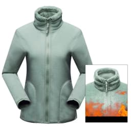 Women Pullover Sweatshirts Winter Unisex Reversible Hoodie Warm Polar/Coral Fleece Hooded Jacket Ladies Flannel Coat Hoody