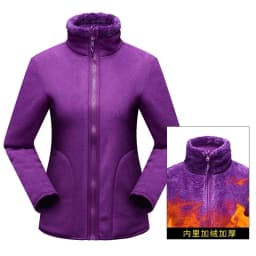 Women Pullover Sweatshirts Winter Unisex Reversible Hoodie Warm Polar/Coral Fleece Hooded Jacket Ladies Flannel Coat Hoody