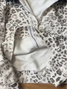 Autumn and winter fur collar retro y2k men's and women's personalized street fashion printed hooded zipper sweatshirt