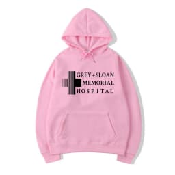 Grey's Anatomy Hoodie Grey Sloan Memorial Hospital Hoodies Unisex Long Sleeve Hooded Sweatshirt TV Show Pullover Casual Clothes