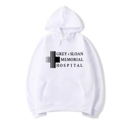 Grey's Anatomy Hoodie Grey Sloan Memorial Hospital Hoodies Unisex Long Sleeve Hooded Sweatshirt TV Show Pullover Casual Clothes