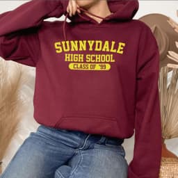 Sunnydale High School Class of '99 Hoodie Buffy The Vampire Slayer Shirt Aesthetic Sunnydale Shirt Unisex Long Sleeves Hoodies