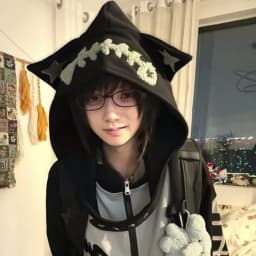 Women Y2K Harajuku Gothic Fishbone Splicing Loose Zipper Hoodie Black and Gray Contrast Long-Sleeved Hooded Street Casual Jacket