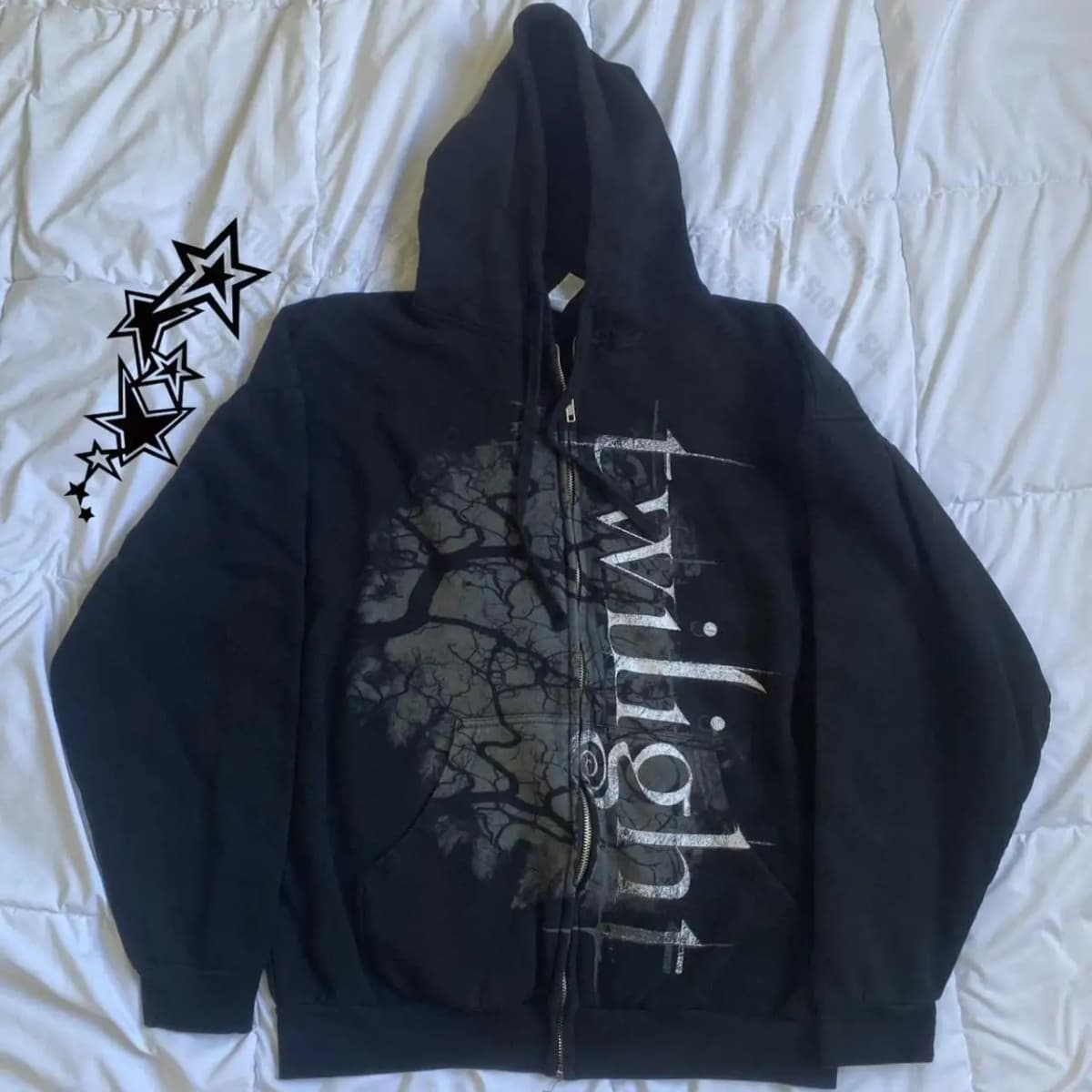 Clothing Female Graphic Sweatshirts Y2k Women's Sweatshirt Women Clothes Top Pullovers Hooded Zip-up Oversized Hoodie Grunge Emo