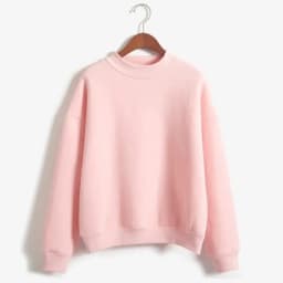 Woman Sweatshirts 2025 Sweet Korean O-neck Knitted Pullovers Thick Autumn Winter Candy Color Loose Hoodies Solid Womens Clothing