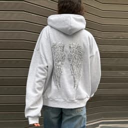 Shiny Wing Print Hoodie Women's Loose Long Sleeve Pullovers Tops Tight Yoga Pants 2025 New Two Piece Set Versatile Lady Outfits