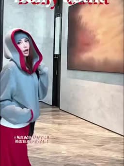 Fashion Color Blocked Hooded Sweatshirt for Women Autumn Loose Fit Zip-up Hoodie Female Casual Long Sleeve Sport Outerwear