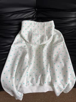 Kawaii Dot Letter Hoodies Women Loose Fashion Preppy Style Cute Sweet Sweatshirts Fall Chic Causal Lady Long Sleeve Pockets Tops