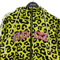 Harajuku Leopard Print Zip-up Hoodie Casual Outerwears Womens Sweatshirt Outdoor Clothes Woman Sweatshirts New Style Clothing