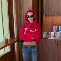 Gothic women's coat with unique letter print chic and fashionable Emotional Girls high-street hip-hop style casual everyday tops