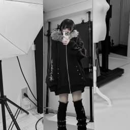 Autumn Gothic American Retro Zipper Hoodie Jacket Women Embroidery Letter Design Sweatshirt Harajuku 2000s Warm Tops Clothes