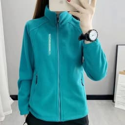 2025 Femme Leisure Stand-up Collar Sports Shirt Autumn Women Long Sleeves Sweatshirt Retro Ladies Large Size 5XL Fleece Outwear