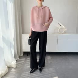 Miyake Style Pleated Fashionable and Versatile Casual, Lazy and Relaxed High-end Design Loose and Slim Hooded Top