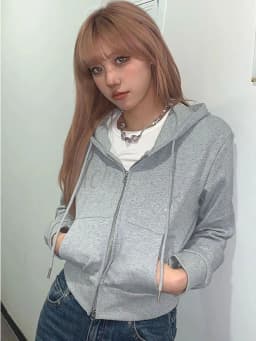 Aoaiiys Cropped Hoodies Women Cartoon Diamonds Letter Y2k Zipper Hoodie Streetwear Autumn Girls Drawstring Hooded Sweatshirts