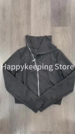 American Hooded Long Sleeve Jacket Women Autumn Winter Casual Coat Loose Cardigan Tops Harajuku Y2k Zipper 2025 Fashion New
