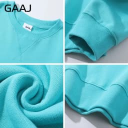 Embroidery Custom 100% Cotton Sweatshirt,Brand Loose Sweater,Autum Winter Long Sleeve Pullover,Vintage Woman Men Unisex  Clothes
