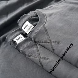 Embroidery Custom 100% Cotton Sweatshirt,Brand Loose Sweater,Autum Winter Long Sleeve Pullover,Vintage Woman Men Unisex  Clothes