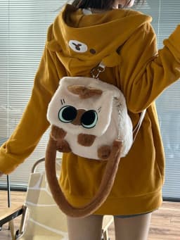 Deeptown Kawaii Zip Up Hoodies Women Oversized Japanese Girl Preppy Style Cute Bear Sweatshirts Sweet Lolita Embroidered Tops