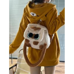 Deeptown Kawaii Zip Up Hoodies Women Oversized Japanese Girl Preppy Style Cute Bear Sweatshirts Sweet Lolita Embroidered Tops