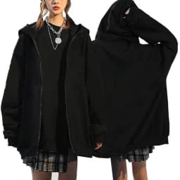 Japanese Anime Haikyuu Graphic Zip Up Hoodies Manga Y2k Gothic Zippper Jackets Sweatshirts Karasuno Fly High Harajuku Streetwear