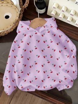 Women Y2K Sweet Cherry All‑Over Print Zip Up Hoodie Oversized Drop Shoulder Long Sleeve Hooded Jacket Casual Loose Streetwear