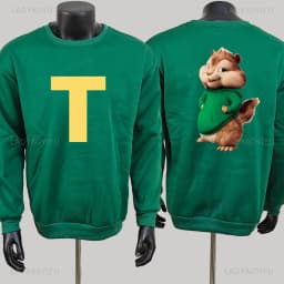 Alvin and The Chipmunks: The Squeakquel's Pullover Woman Manfashion Drop Shoulder Sweatshirt Is Available for Best Friend Hoodie