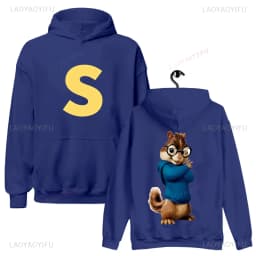 Alvin and The Chipmunks: The Squeakquel's Pullover Woman Manfashion Drop Shoulder Sweatshirt Is Available for Best Friend Hoodie