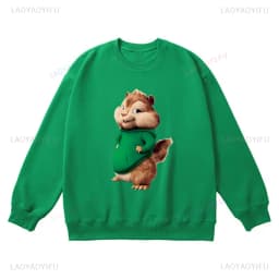 Alvin and The Chipmunks: The Squeakquel's Pullover Woman Manfashion Drop Shoulder Sweatshirt Is Available for Best Friend Hoodie