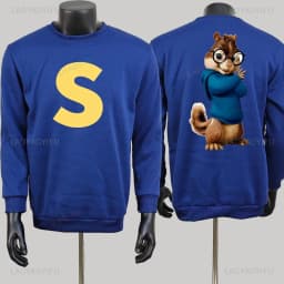 Alvin and The Chipmunks: The Squeakquel's Pullover Woman Manfashion Drop Shoulder Sweatshirt Is Available for Best Friend Hoodie