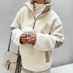 Sudaderas Stitch Sudaderas Y2k New Plush Loose Stand Collar Pullover Sweatshirt For Women 2025 Women's winter sheepskin coat