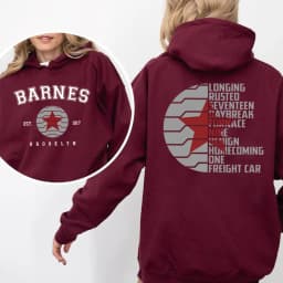 Vintage Bucky Barnes 1917 Hoodie Winter Soldier 2 Sided Sweatshirt Men Women Casual Hoodied Long Sleeves Pullover Casual Hoodies