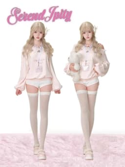 Japanese Kawaii Pink Sweatshirt Women Off Shoulder Lace Bow Long Sleeve Top Sweet Girl Design Fashion Soft Cute Casual Pullover