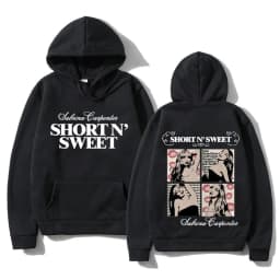Sabrina Carpenter Short N' Sweet Hoodie Men Streetwear Aesthetic Casual Hoodies Unisex Autumn Winter Harajuku Hooded Sweatshirts
