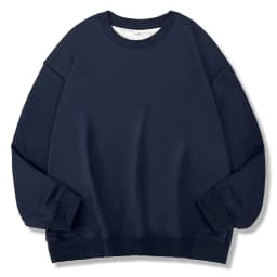2026 New Women Simple Pullover Female Fashion Harajuku Streetwear Solid Color O-Neck Hoodie Autumn Winter Loose Casual Tops