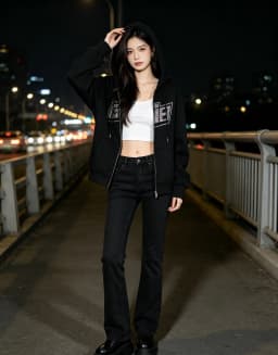 Sparkling Rhinestone Letter Graphic Zip Hoodie Women Baggy Fit Alt Streetwear Casual Full Zip Jacket
