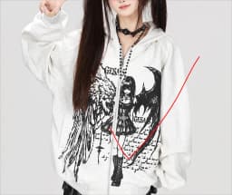 Japanese Subculture Retro Washed Old Street Style Hooded Loose Coat Autumn New Cool Girl Long-sleeved Women's Sweatshirt