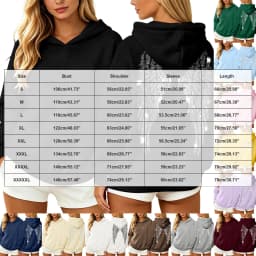 Womens Y2K Angel Wing Hoodie Sparkling Rhinestone Long Sleeve Pullover Oversized Sweatshirt Tops Autumn Casual Plain Hoodies