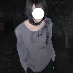 Y2K Subculture Grey Long Sleeve Women's T-shirt Spring Autumn Large Collar Base Shirt Aibi Visual Punk Style Fashion Top