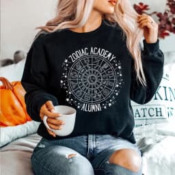 Vintage Zodiac Academy Alumni Sweatshirt Vega Twins Shirts Zodiac Signs Shirt Star Constellations Shirt Unisex Sweatshirt Hoodie