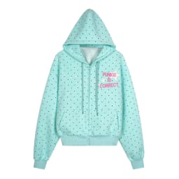 2026 New Clothing American Polka Dot Star Sweatshirts Spring Fashion Letter Print Hooded Women Y2k Sweet Loose Casual Jacket