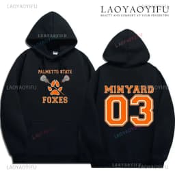The Foxhole Court Palmetto State Foxes Men's Hoodie Foxhole Field Palmetto State Fox Cosplay Wild Animal Long-sleeved Sweatshirt