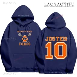 The Foxhole Court Palmetto State Foxes Men's Hoodie Foxhole Field Palmetto State Fox Cosplay Wild Animal Long-sleeved Sweatshirt
