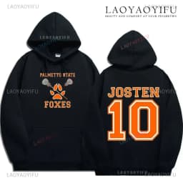 The Foxhole Court Palmetto State Foxes Men's Hoodie Foxhole Field Palmetto State Fox Cosplay Wild Animal Long-sleeved Sweatshirt