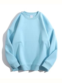 Soft Fleece Sweatshirt Women Sport Winter Clothes Warm Blue Round Neck Loose Pullovers Oversized Women Velvet Sweatshirt Black